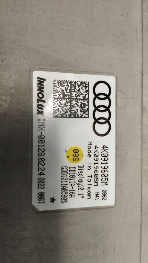 Audi A7 4K display monitor 4K0919605M