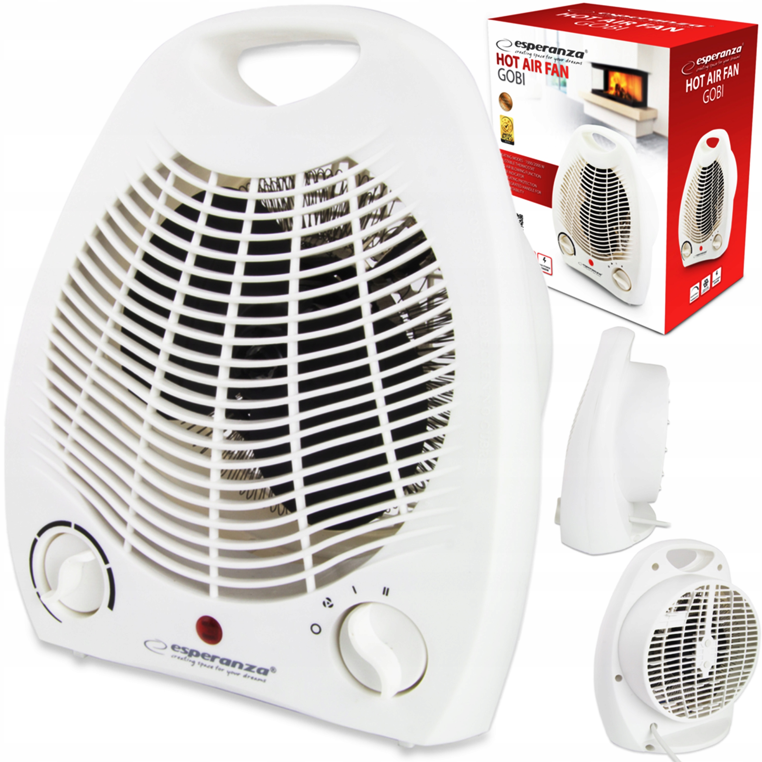

Grzejnik Farelka Termowentylator Z Regulacją 2000W