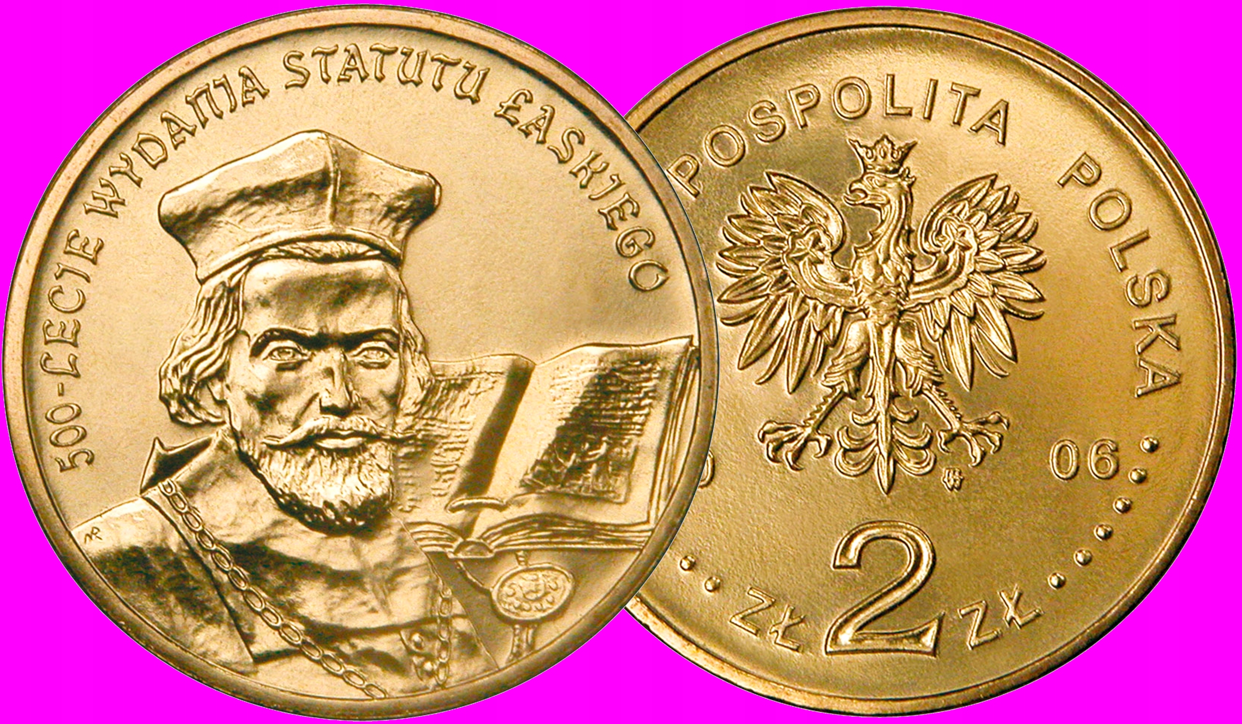 2 zł 2006 STATUT ŁASKI MENNICZA w KAPSLU 68