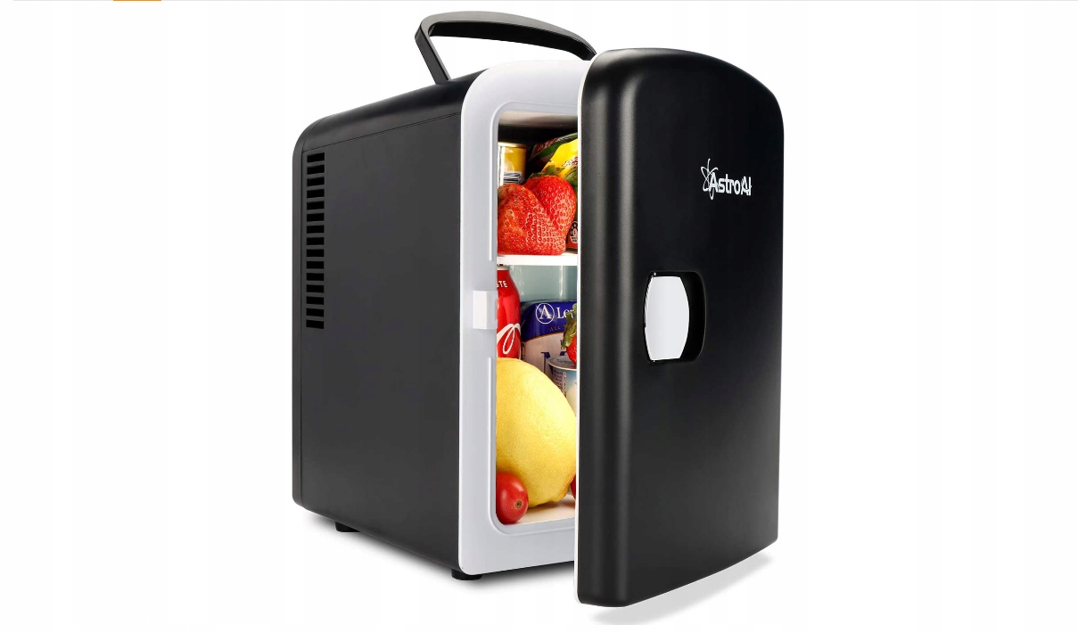 Turistická lednička AstroAi Mini Fridge černá 4 l