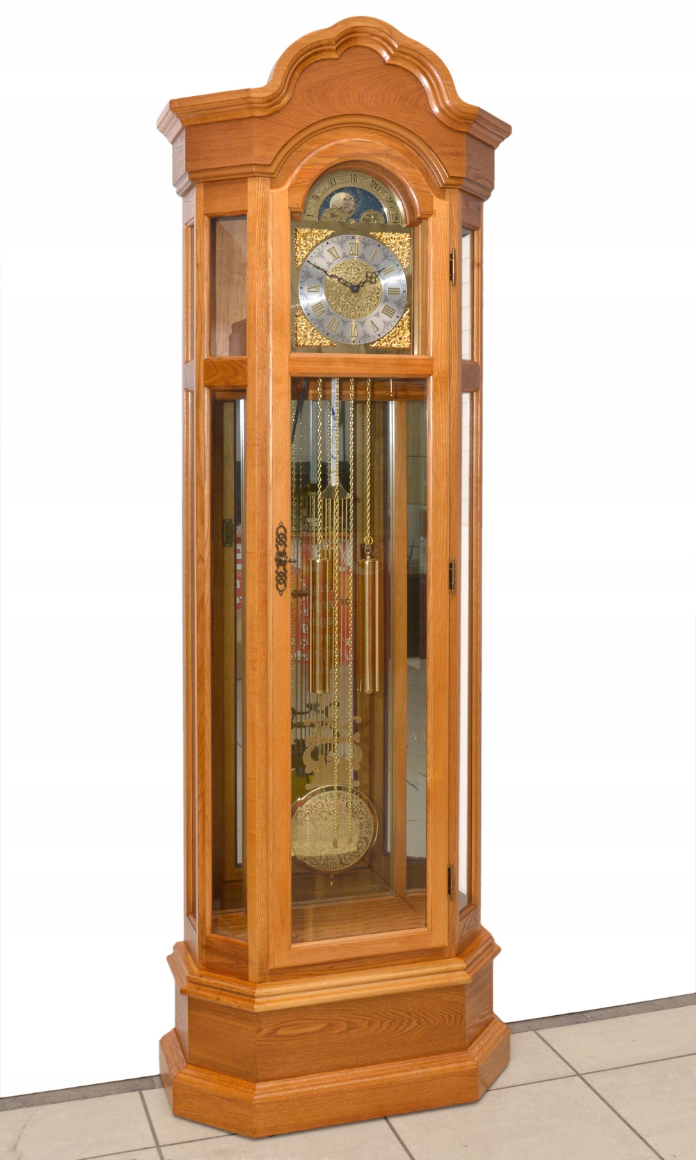 Zegar mechaniczny stojący wagowy Adler 10015-D 7-dniowy 60x200 cm