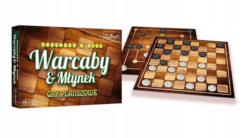 Trefl Gra Warcaby & Młynek Producent Trefl
