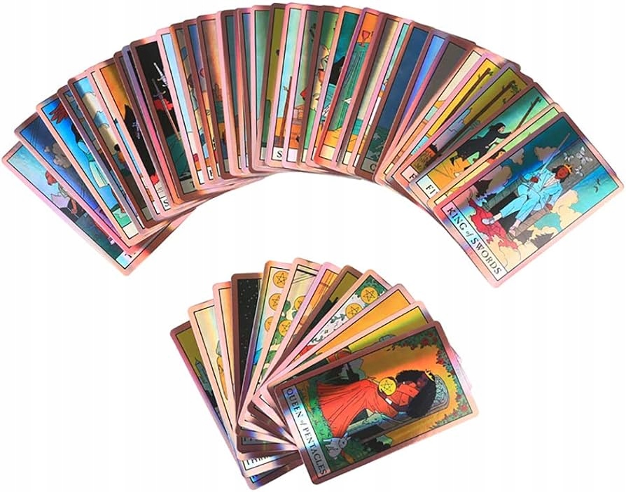 KARTY DO GRY TAROT ZESTAW 78 KART HOLOGRAM PAPER Wydawca inny