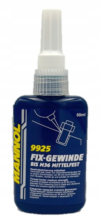 Mannol Thread Locker Medium Strenght 0.50ml 9925 Produkcji 2025
