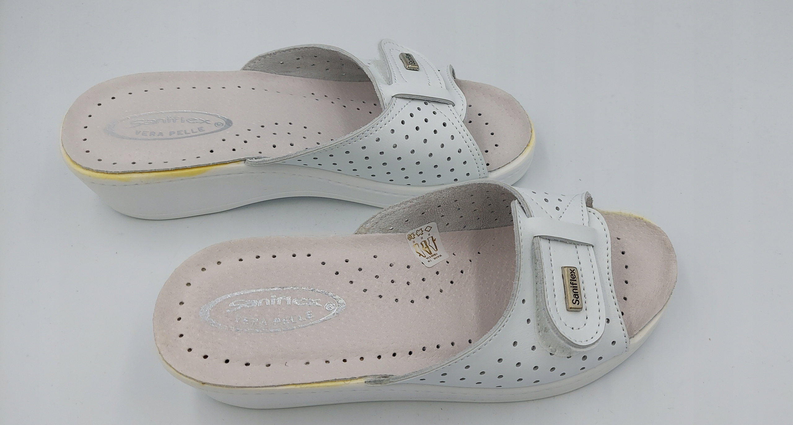 Klapki medyczne Saniflex 60407/30 PROMOCJA roz 36 Oryginalne opakowanie producenta pudełko