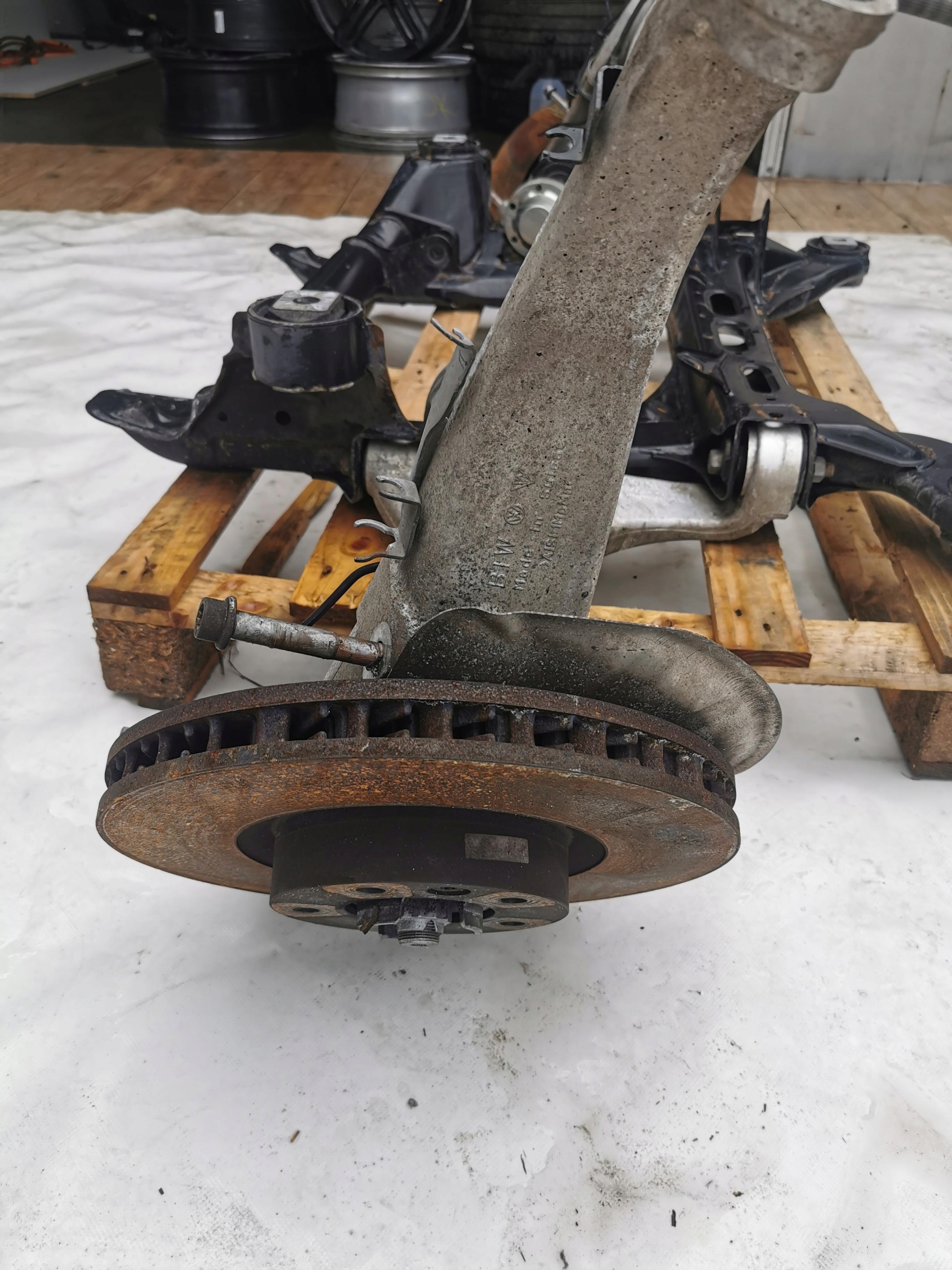 sususpension left swing arm semi-axis PORSCHE CAYENNE II 7P 3.0 TFSI