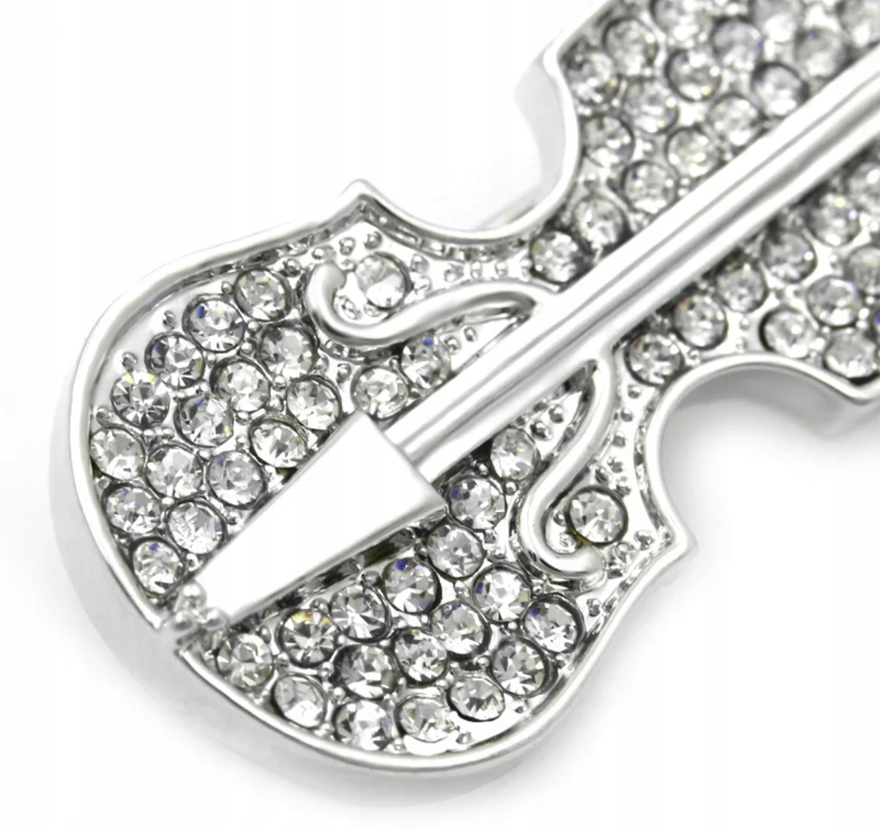 BROSZKA SKRZYPCE SREBRNA MUZYKA INSTRUMENT Marka Inna marka