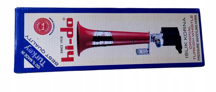 Buy TURECKI WHISTLE HI-DO SIGNAL FANFARE PNEUMATIC 24V +REDUKCJA TECALAN  6\/8 used from Poland