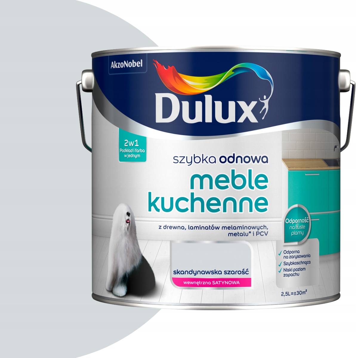Dulux Rychlá Obnova Kuchyňského nábytku 2,5L Skandinávská šedá