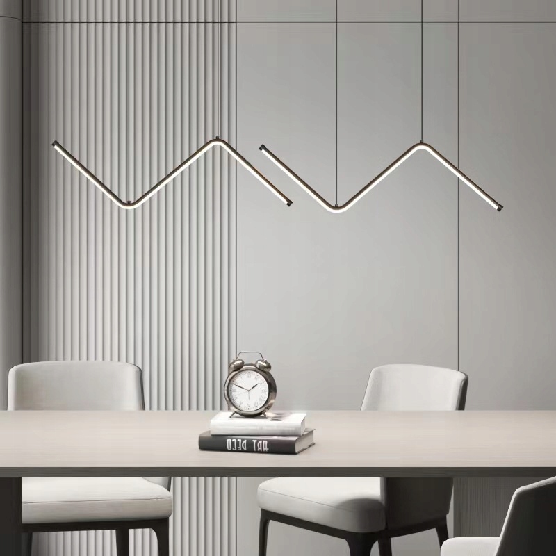 LAMPA WISZĄCA SUFITOWA ŻYRANDOL LED CZARNA NOWOCZESNA 23W 6500K DO SALONU Marka GOECO