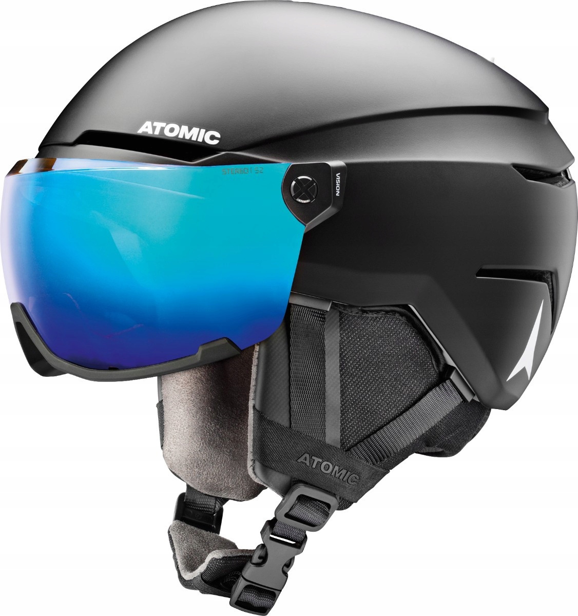 Kask narciarski Atomic Savor Visor Stereo, r. M 55-59 cm, czarny