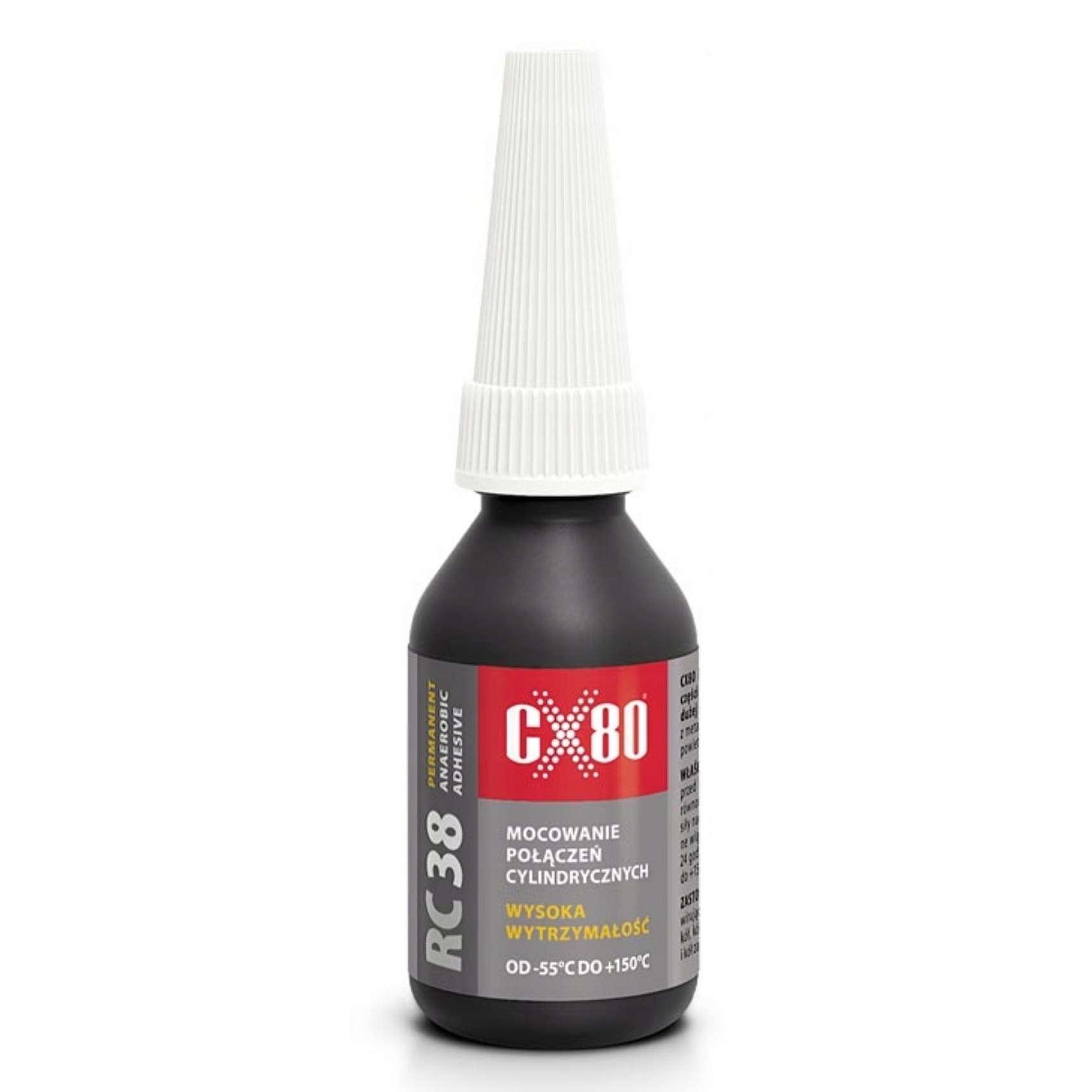 CX80 RC38 klej anaerobowy do łożysk pierścieni zielony 10 ml