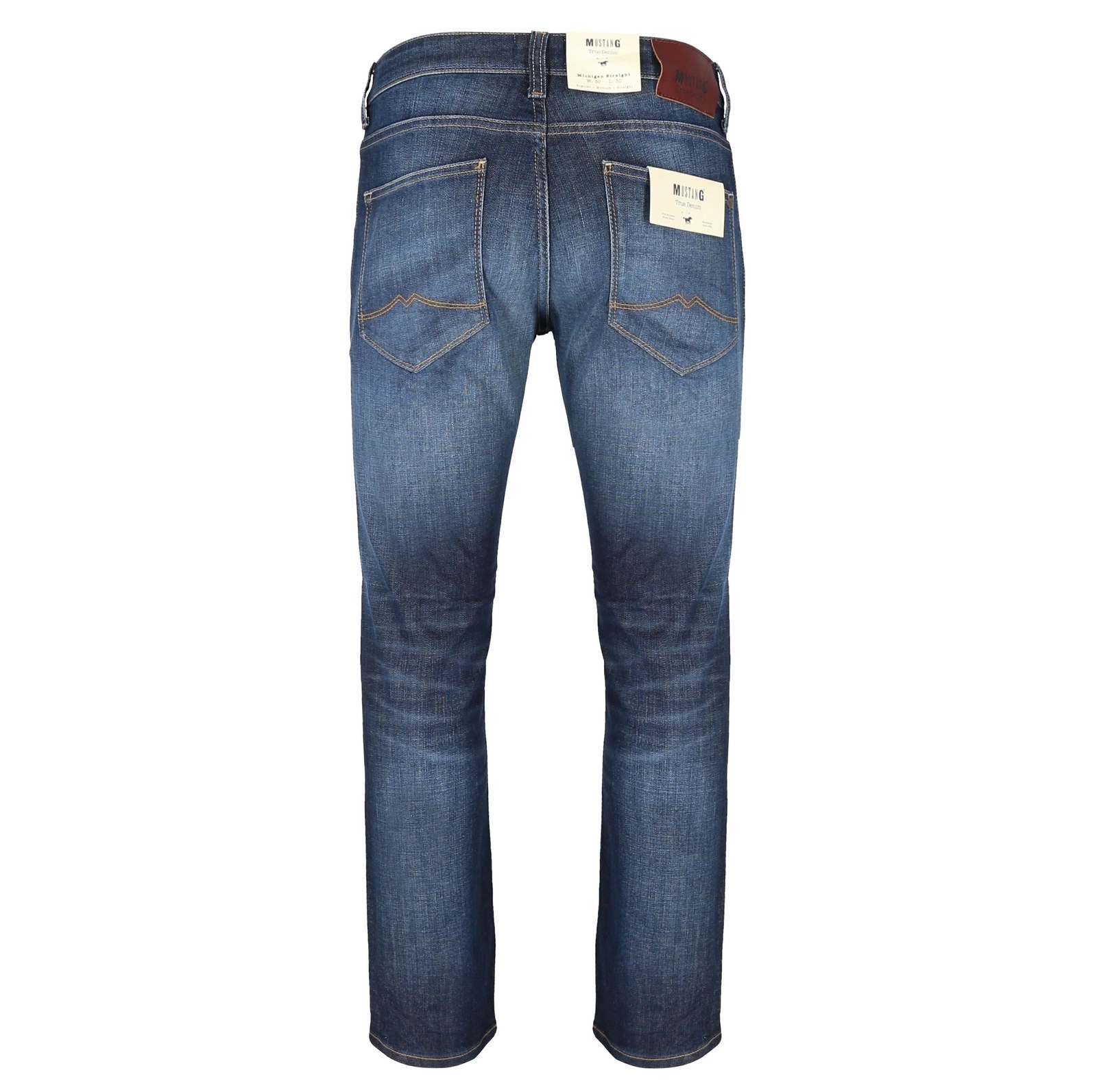 Jeansy proste Mustang Michigan Straight Dark Rinse Used 3135-5111-593 36/34