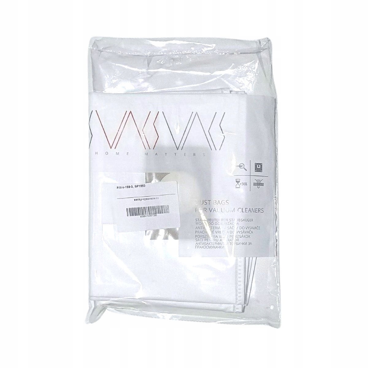 Worek VACS Filtre-196-3 wielowarstwowy do odkurzaczy Husky i Duovac Model Filtre-196-3