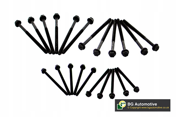 BGA ŚRUBY GŁOWICY KPL