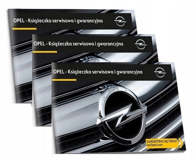 OPEL NOWA POLSKA KSIĄŻKA SERWISOWA