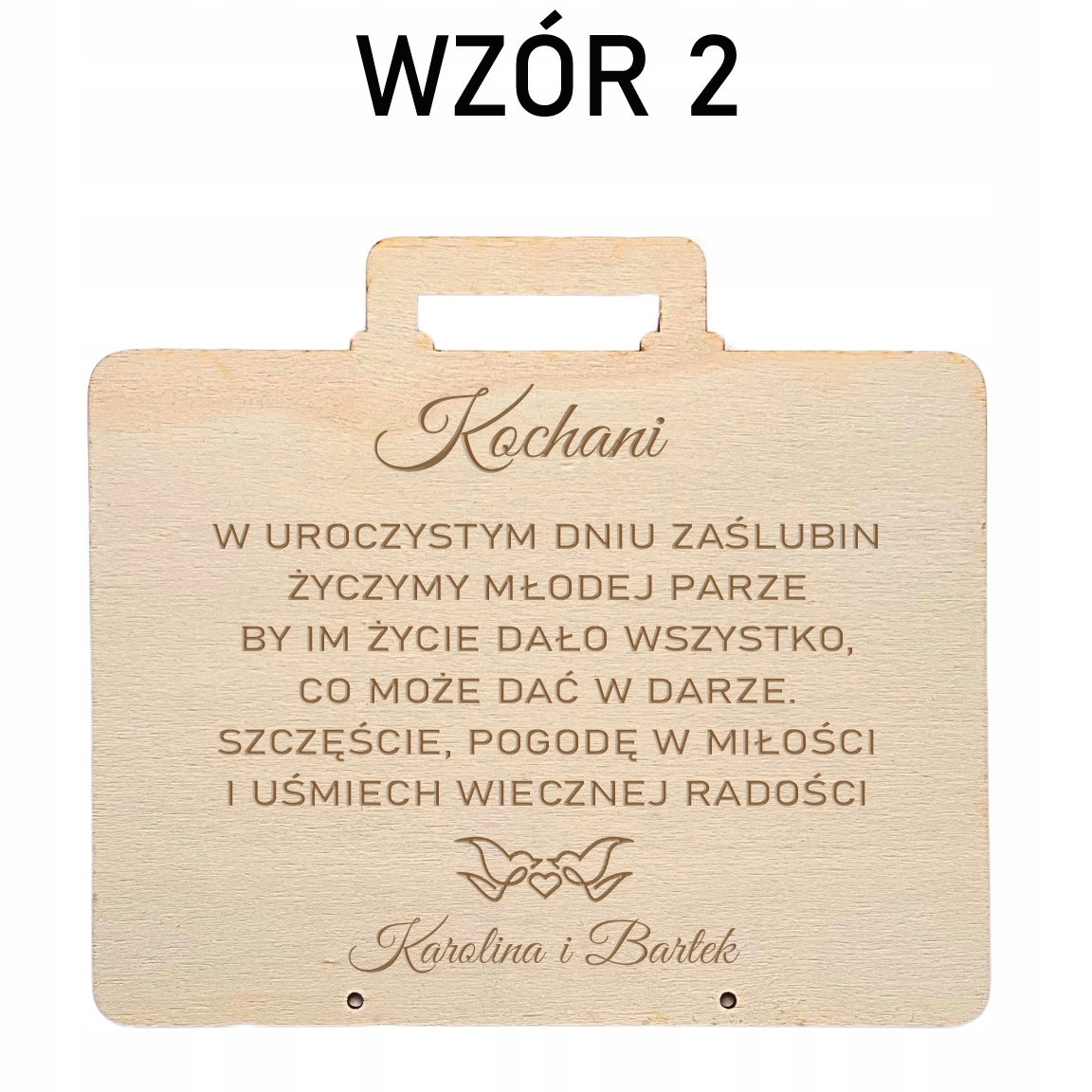 DREWNIANE PUDEŁKO NA PIENIĄDZE ŚLUB PAMIĄTKA ŚLUBU WALIZKA NA PREZENT Stan opakowania oryginalne