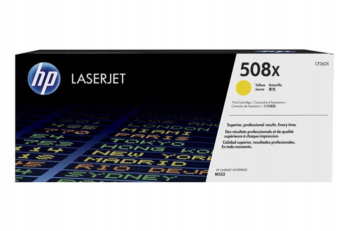 Toner Yellow Hp Color LaserJet Enterprise M552 (508X CF362X)