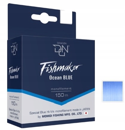 Mocna spinningowa Żyłka Dragon Fishmaker Ocean Blue 0,20mm/150m