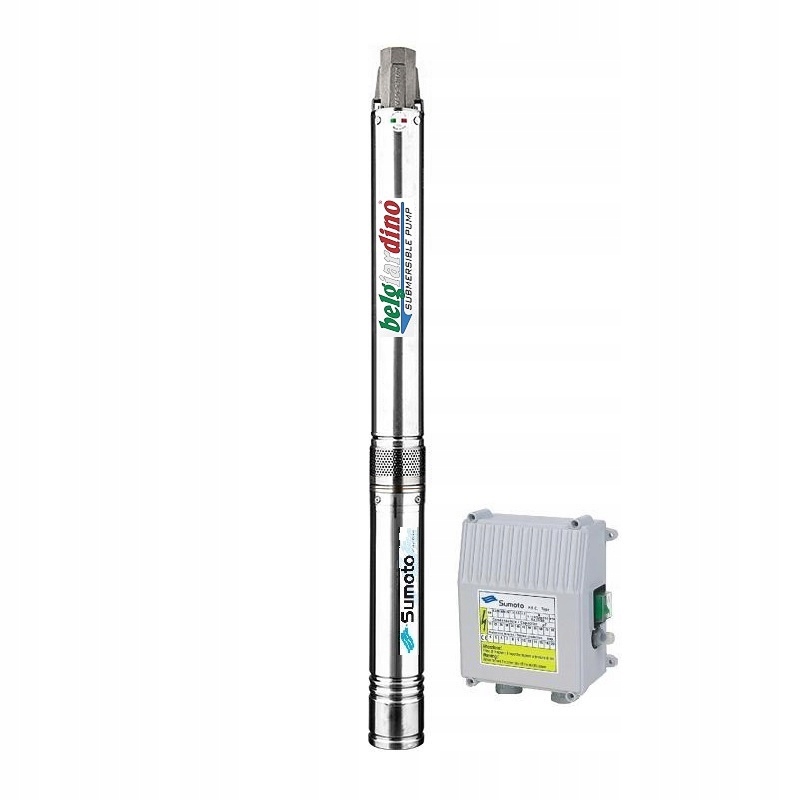 Pompa głębinowa Belgiardino 4S10 0,75 kW 230 V – 90 l/min, 75 m – Sumoto