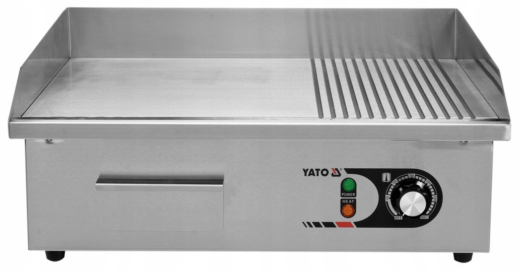 Płyta grillowa elektryczna gastronomiczna 2/3 gładka 55 cm Yato YG-04586