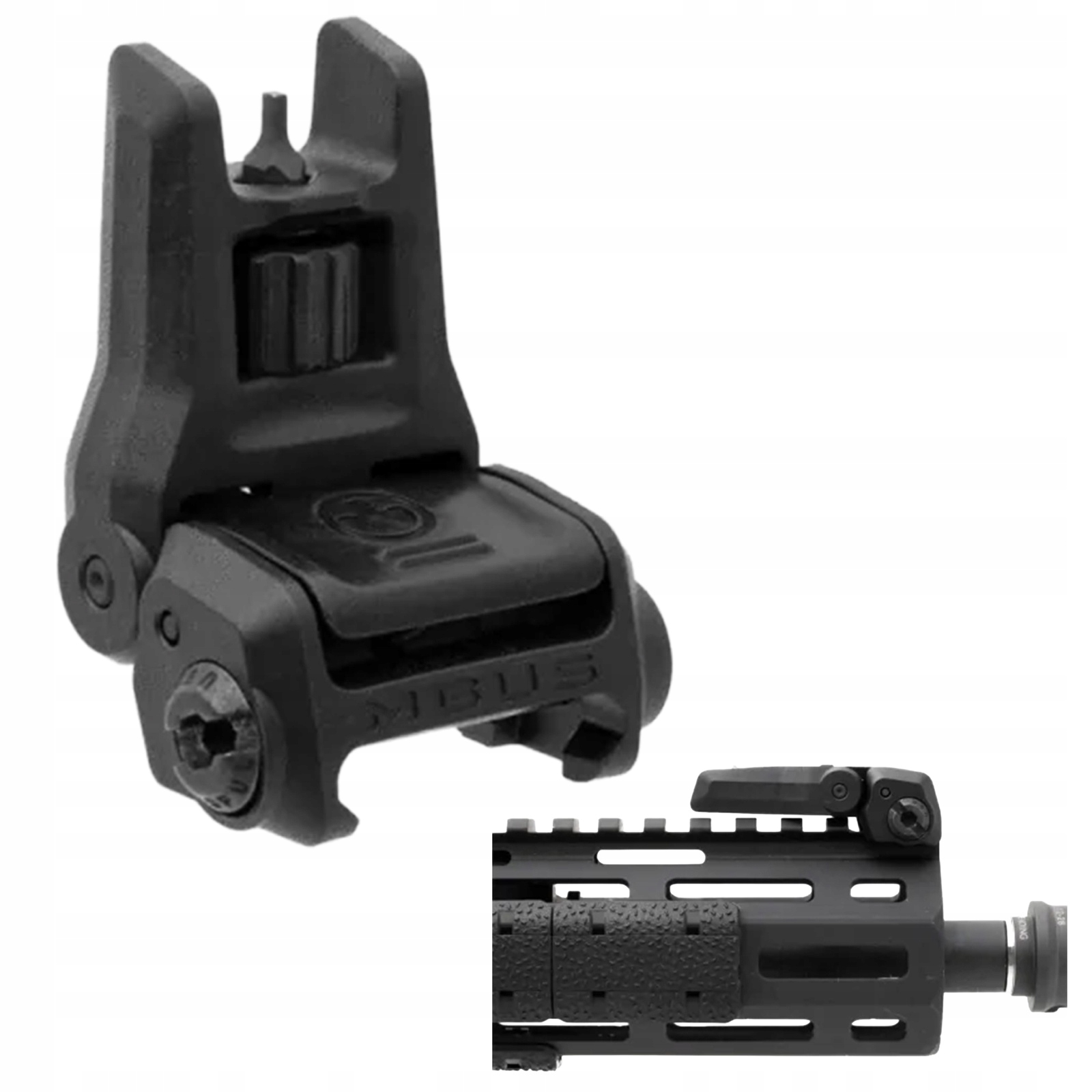 Muszka Składana Magpul Mbus Gen3 MAG1166 czarna Picatinny AR15 AR10