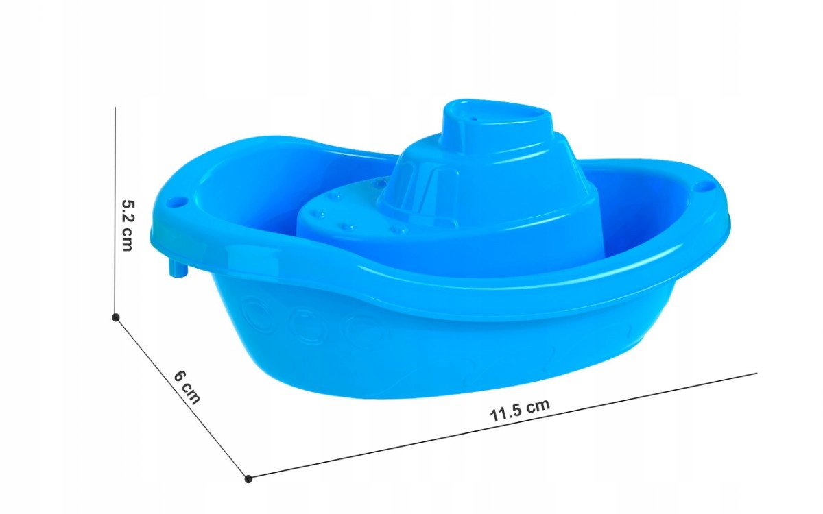 ŁÓDECZKI DO KĄPIELI do piasku zestaw 4 szt Marka Technok