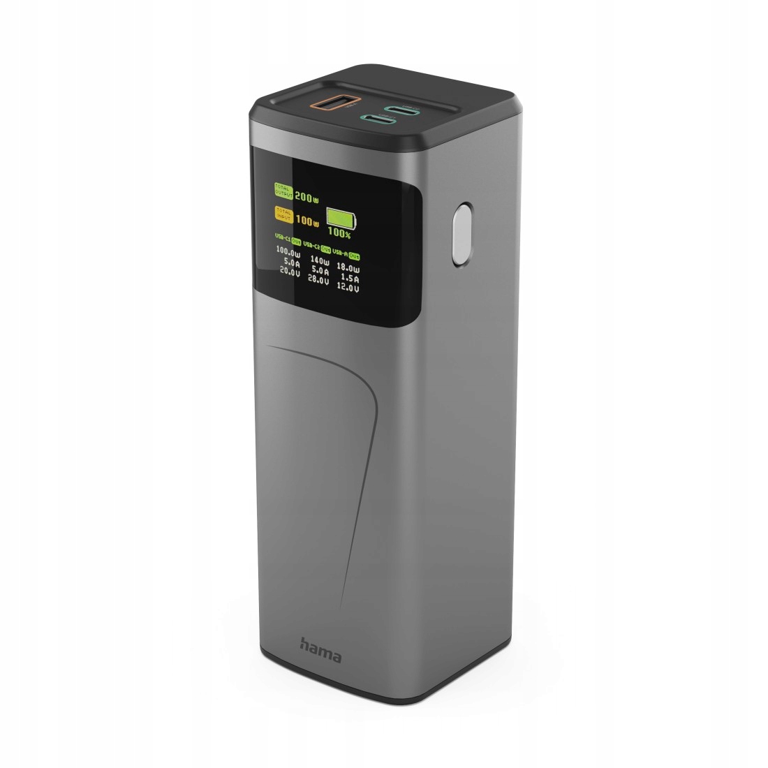 Hama powerbanka High Power 200W 24000 mAh PowerDelivery pre notebooky a