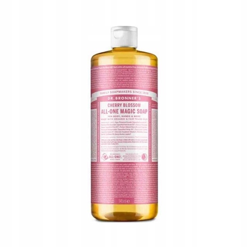 Tekuté mýdlo 18v1 Dr. Bronner's višňový květ 945 ml