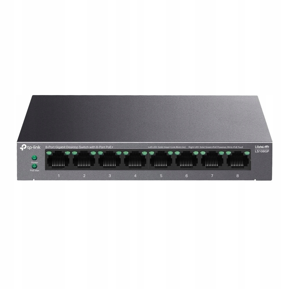 Switch TP-Link LS108GP 8xGE PoE+