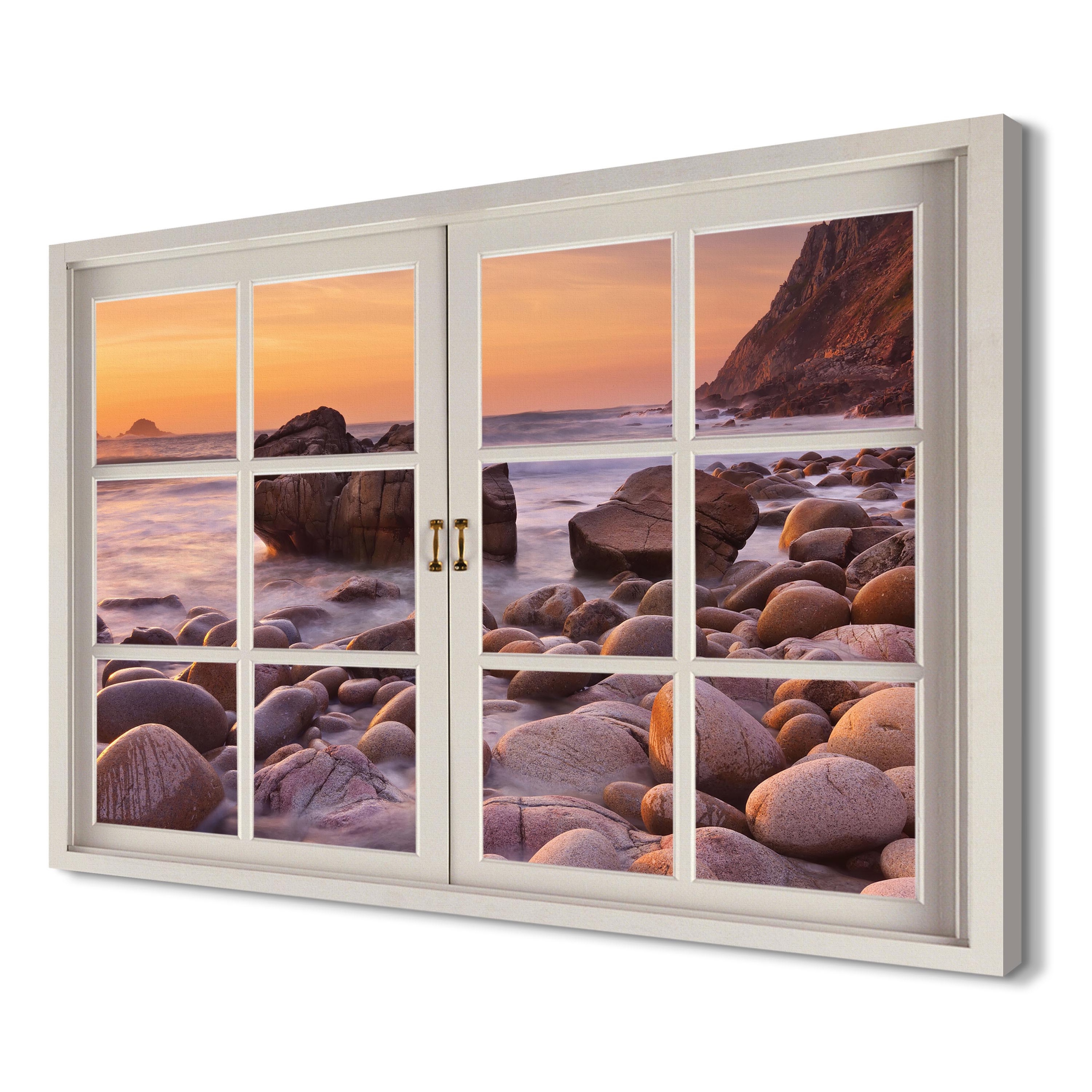 

Skalista plaża ścienny 120x80 Foto-obraz canvas 3d