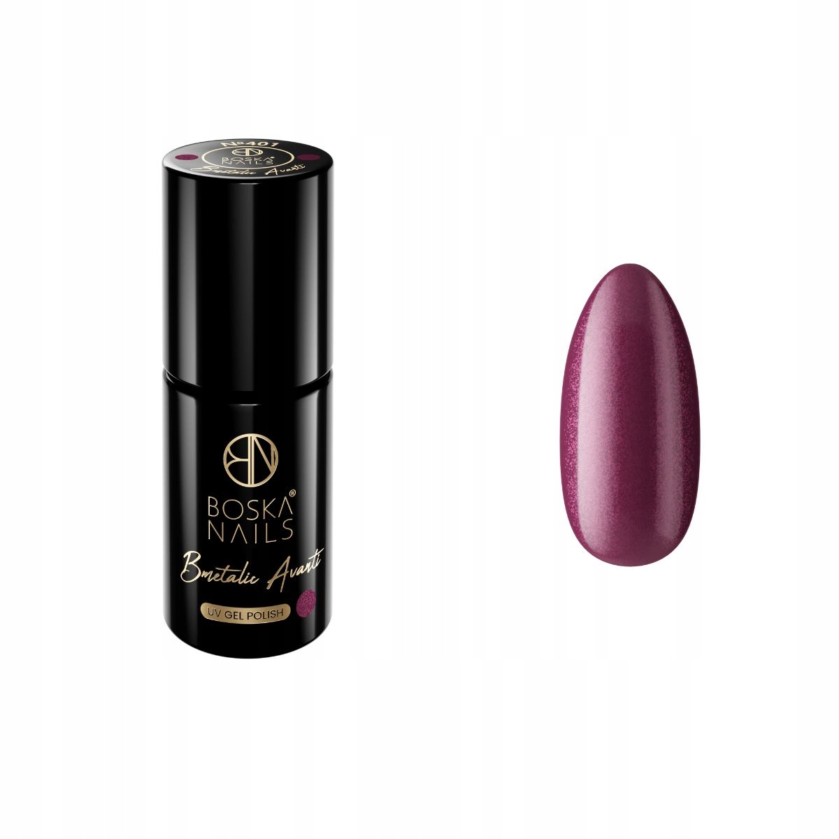 

Lakier hybrydowy Boska Nails BMetalic Avanti no401