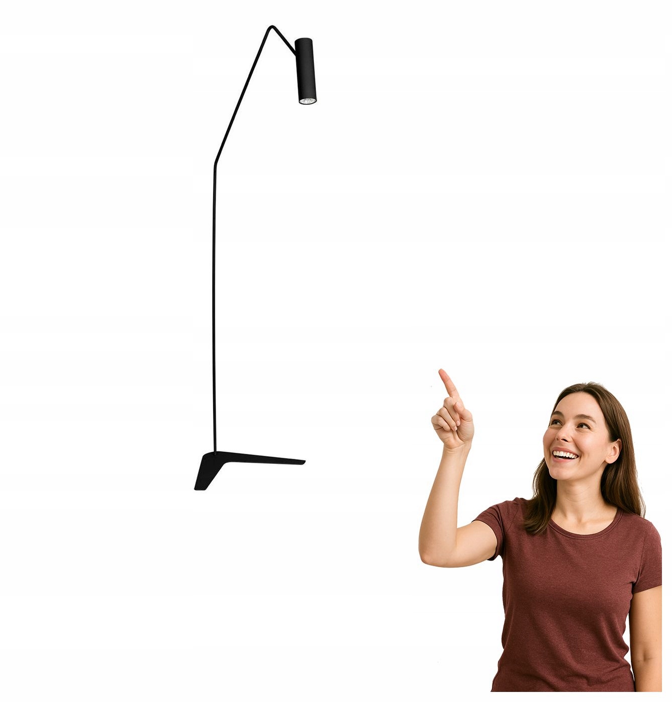 Podlahová lampa na čítanie Eye I Nowodvorski
