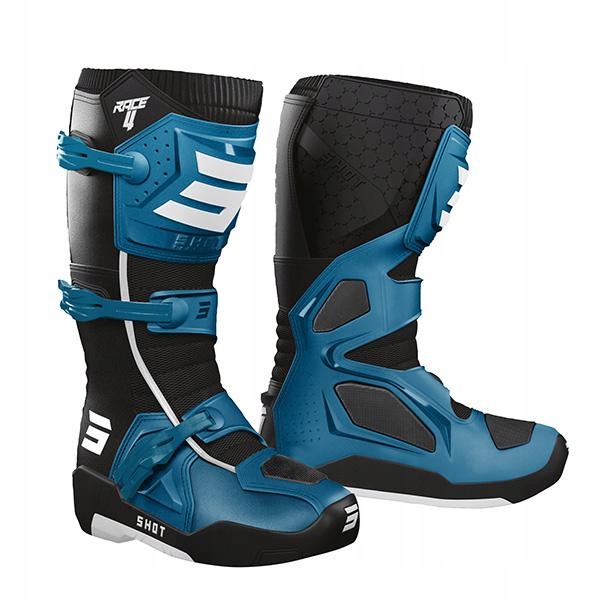Buty Motocyklowe Cross Enduro Quad Shot Race 4 Blue roz. 44