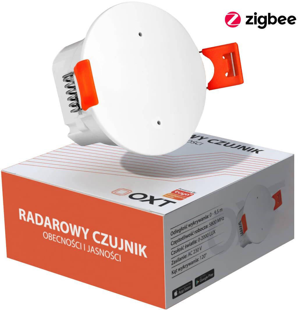 Oxt Snímač přítomnosti jasu 230V ZigBee Tuya T160