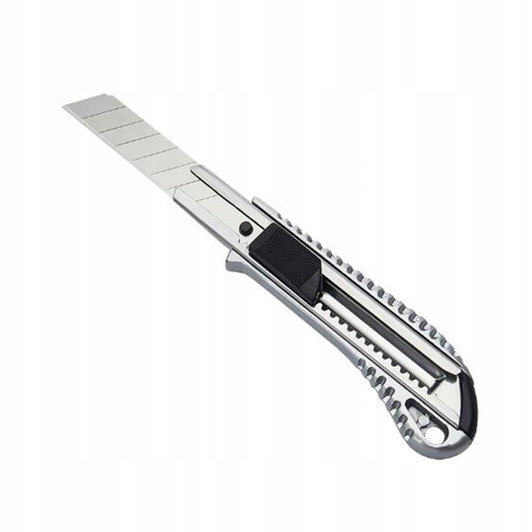 

Nóż Do Tapet Metalowy Nożyk 18MM Ostrze Łamane