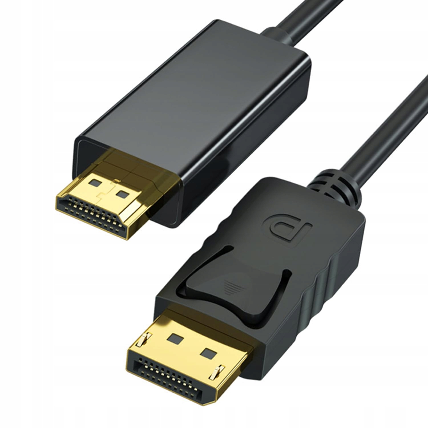 Kabel DisplayPort do Hdmi 1,8 m, Adapter Kabel Dp do Hdmi 4K, Kabel jednoki