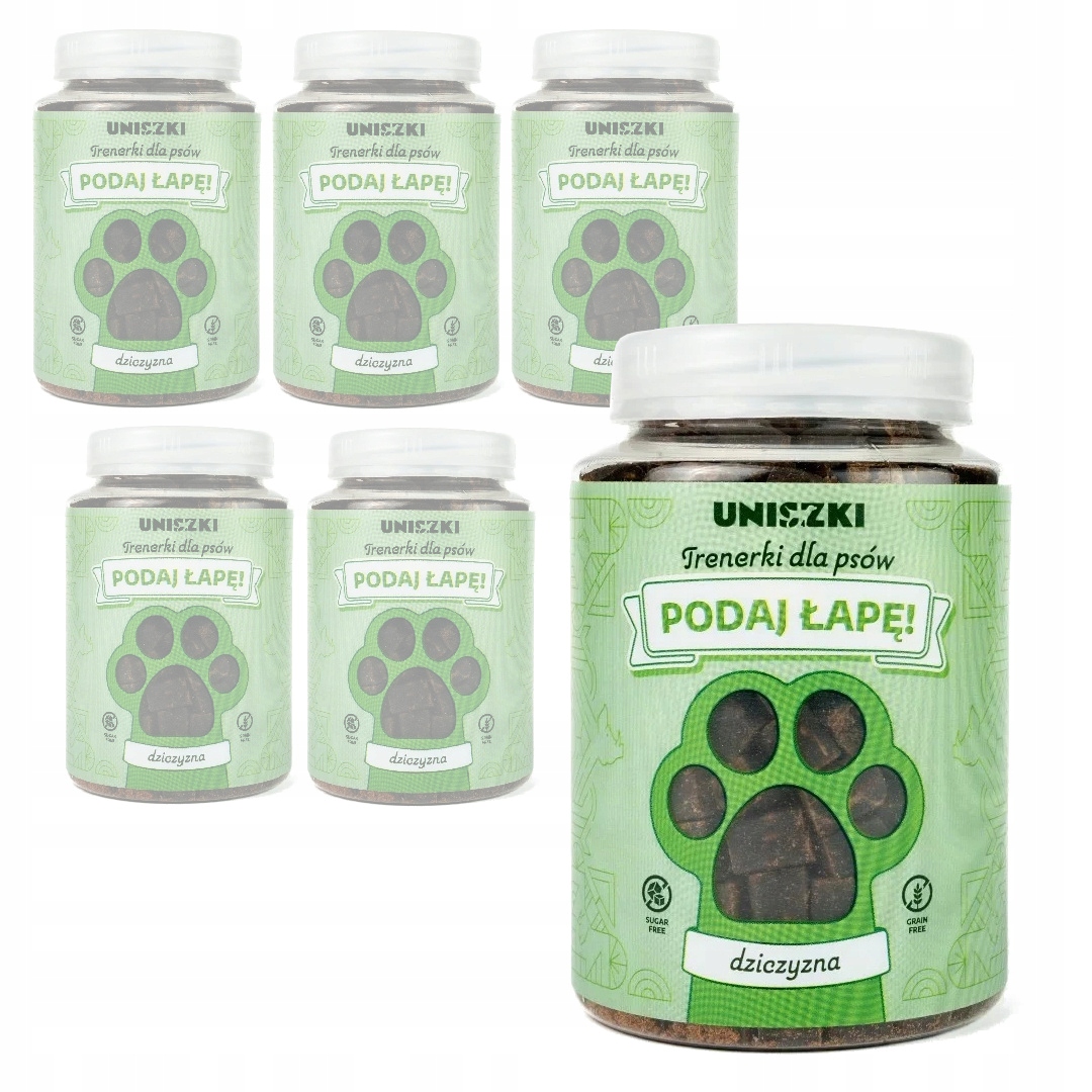 Levně Uniszki Trenérky Zvěřina 6x150g Pamlsek pro trénink psa