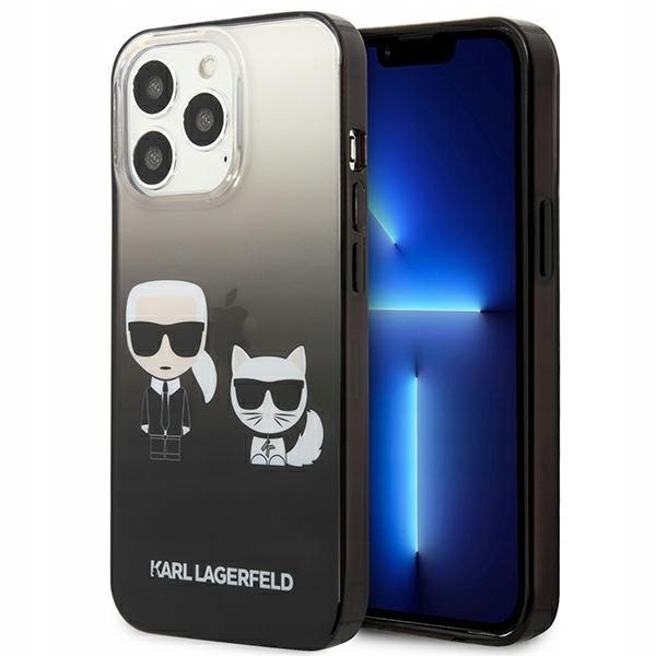 Karl Lagerfeld Gradient Ikonik Karl & Choupette Etui iPhone 13 Pro (c