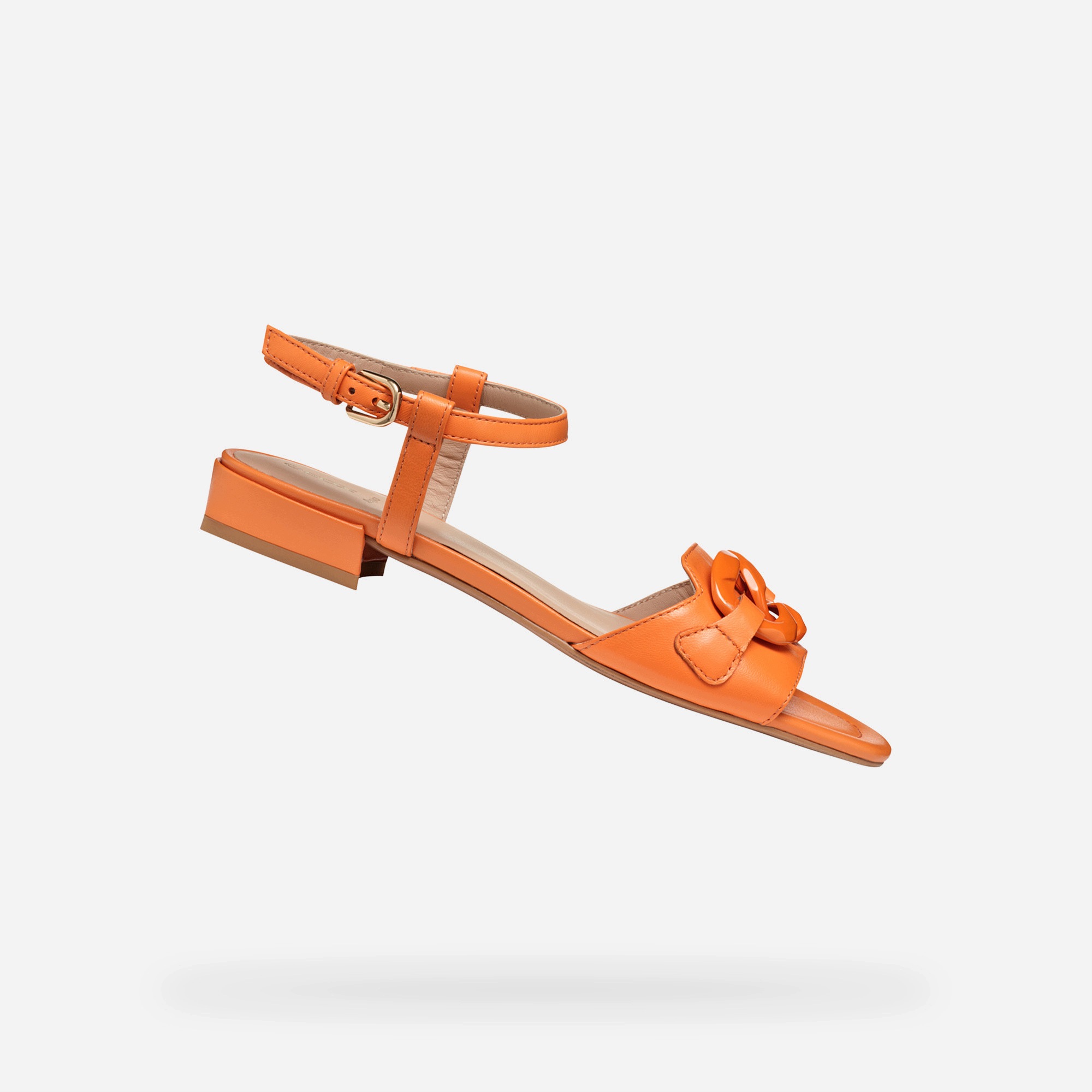 Geox Oranžové dámské sandály Geox New Eraklia 15