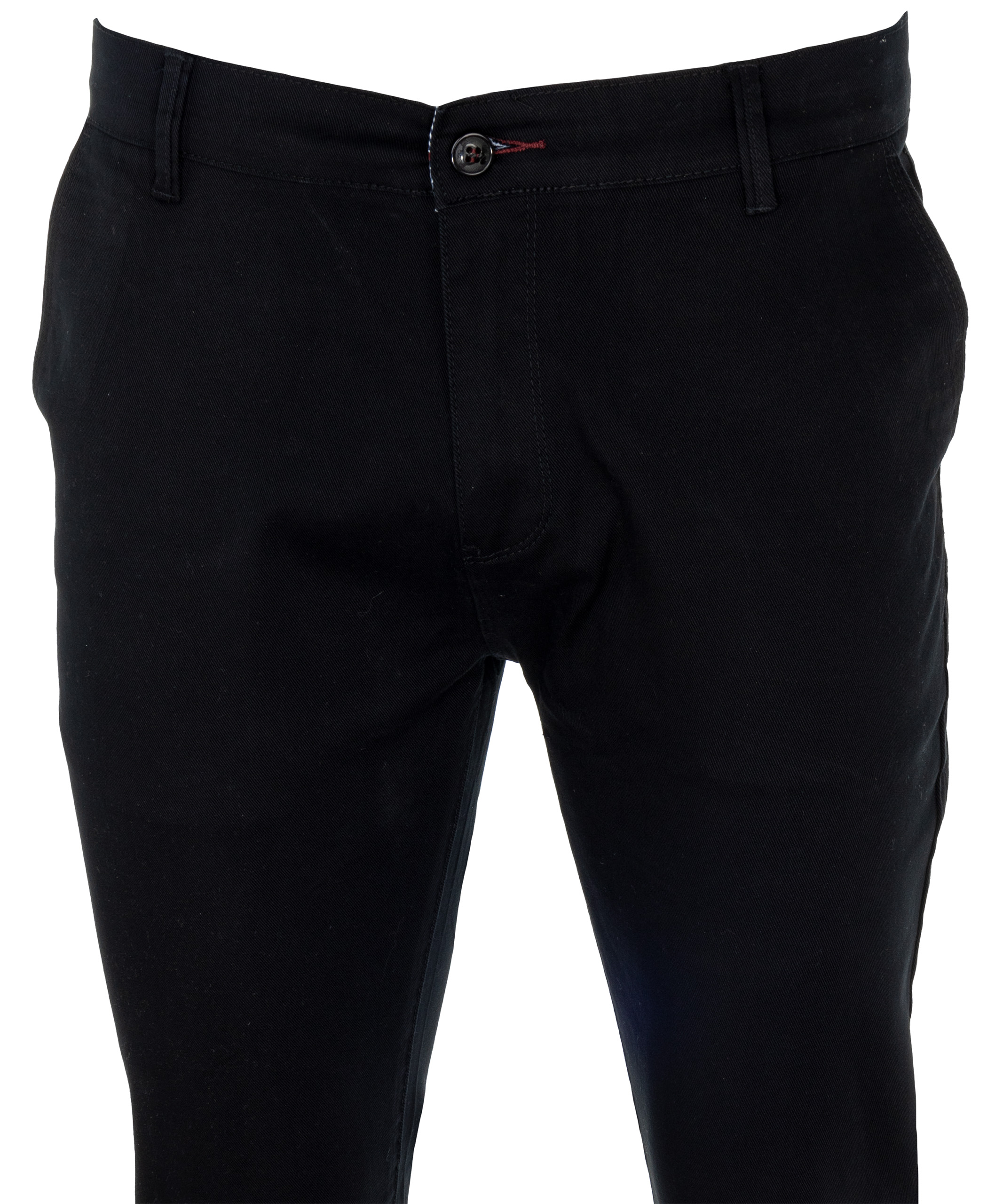 SPODNIE MATERIAŁOWE BAWEŁNIANE CZARNE GŁADKIE W29 Rozmiar 29