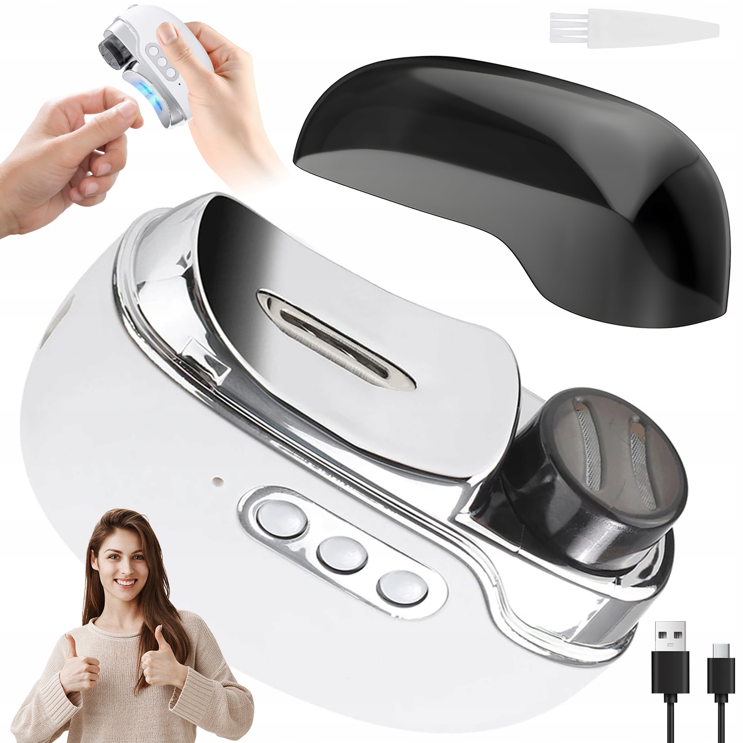 Elektrický Odstřihovač Nehtů Bruska Zastřihovač Pilník