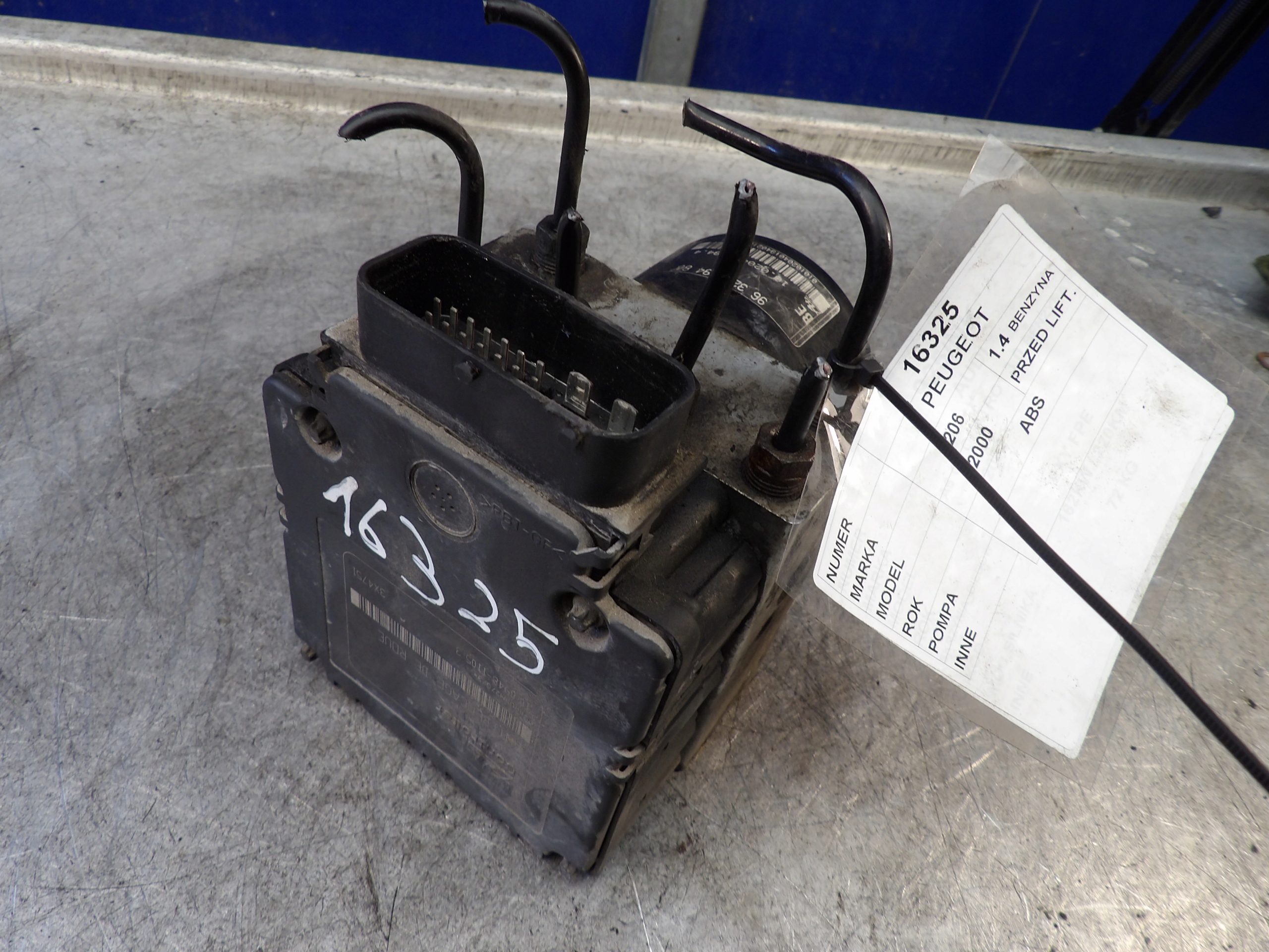 Peugeot 206 Pompa ABS 9632539480 10.0204-0194.4