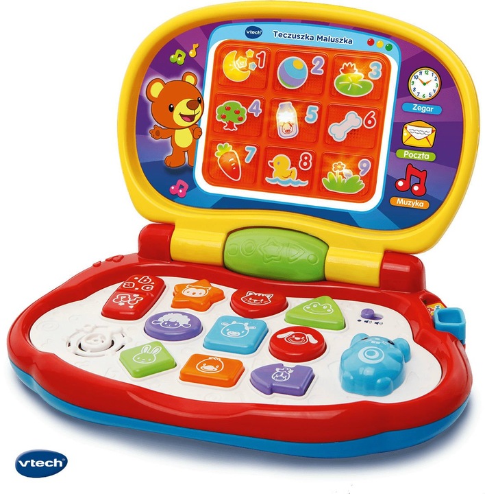 VTech INTERAKTYWNY LAPTOP edukacyjny UCZY BAWI Materiał plastik