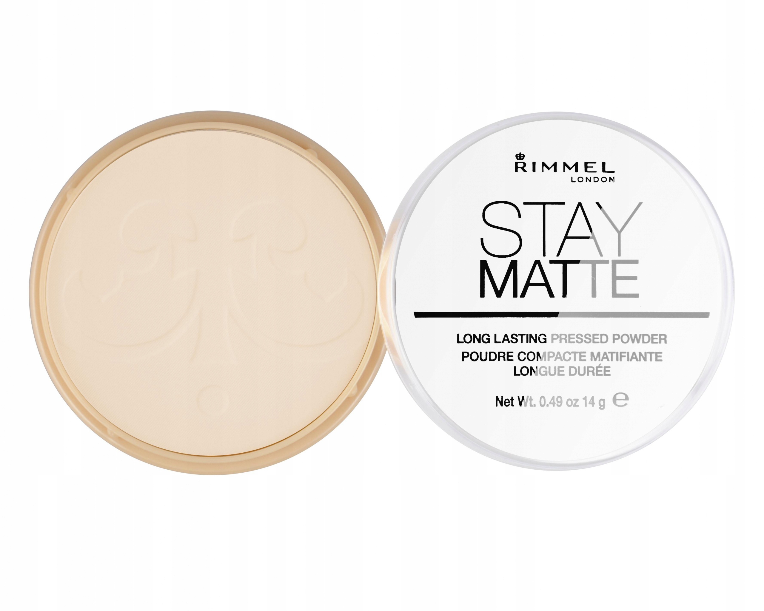 RIMMEL - Stay Matte Puder matujący 003 PEACH GLOW