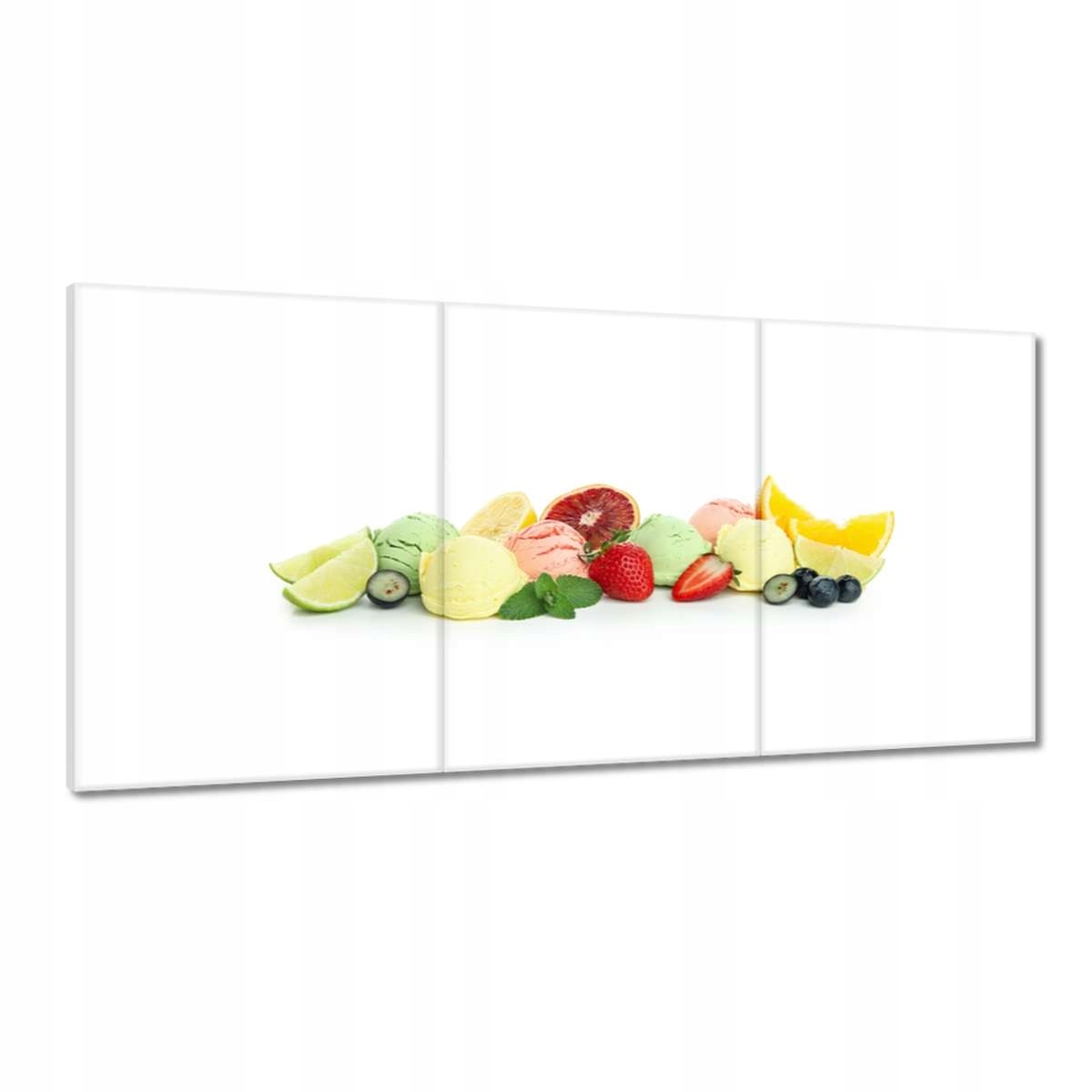 Obrazy 180x90 Ovocná zmrzlina Ovocie ľad