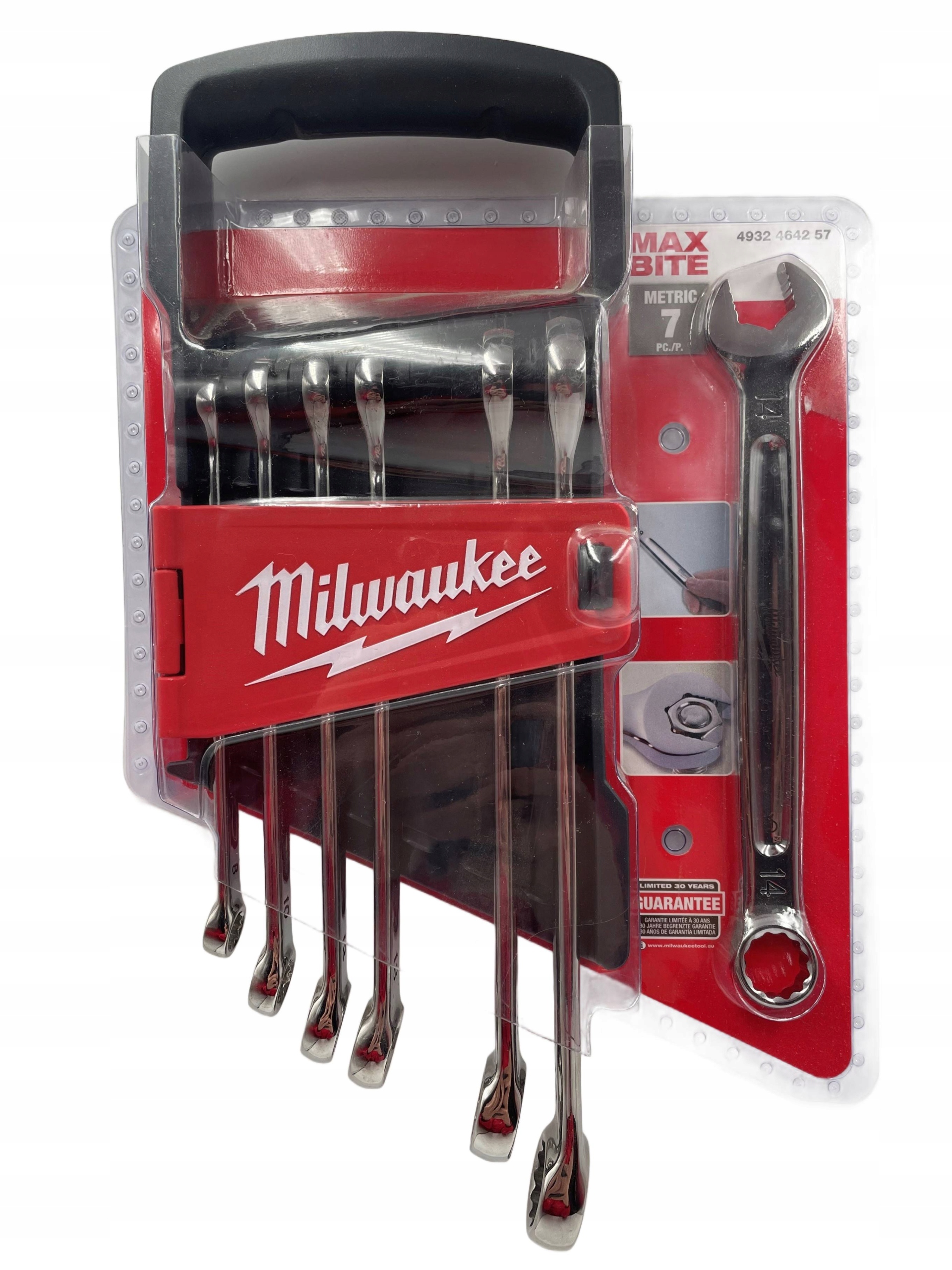 Očkoploché kľúče metrické, sada 7 ks Milwaukee 4932464257