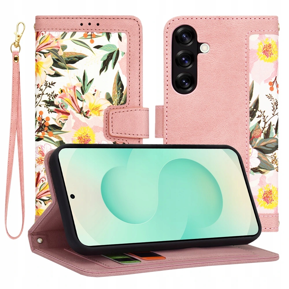 Etui Techsuit FlipCraft Samsung Galaxy S25 Plus różowe (Sweetheart Pink)