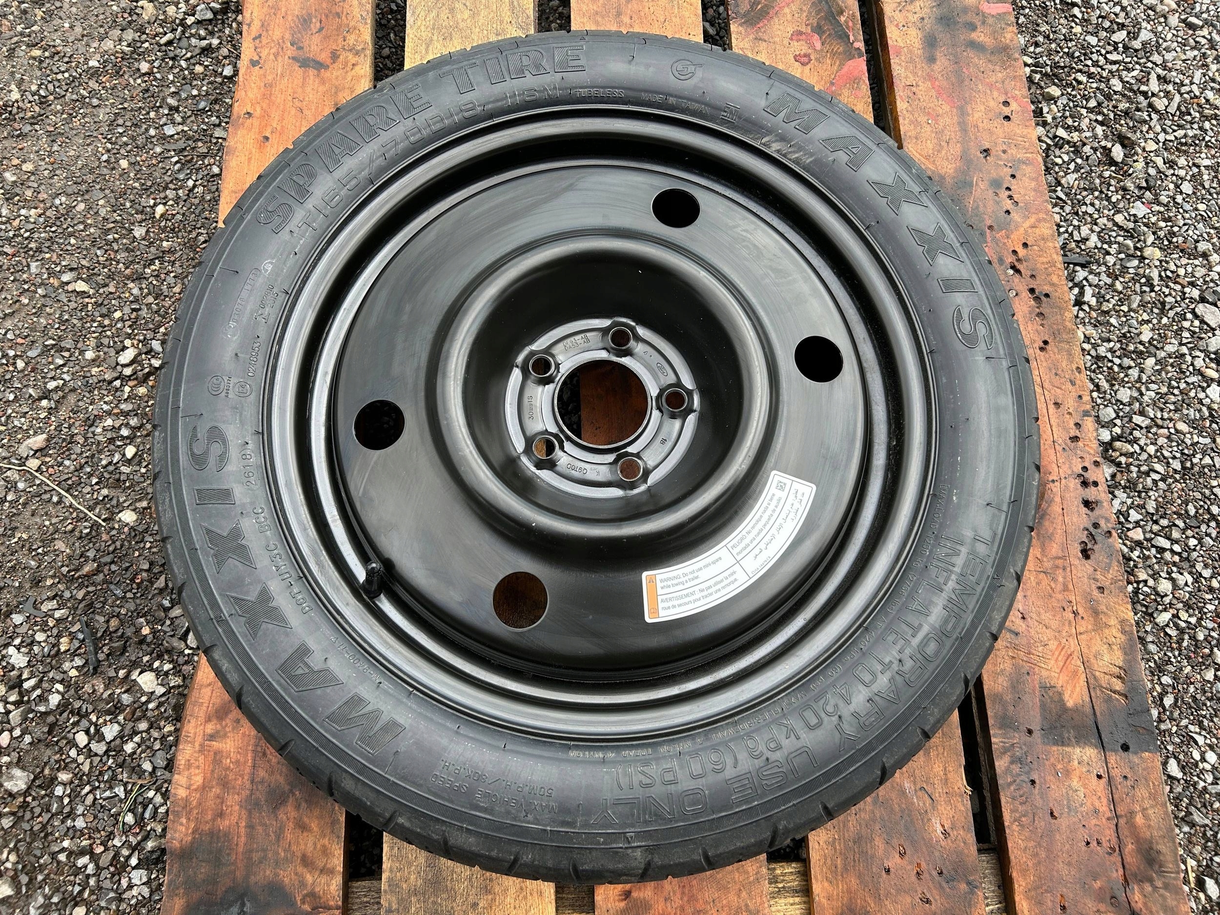wheel spare spare 165/70/18 Ford Explorer Flex 2011