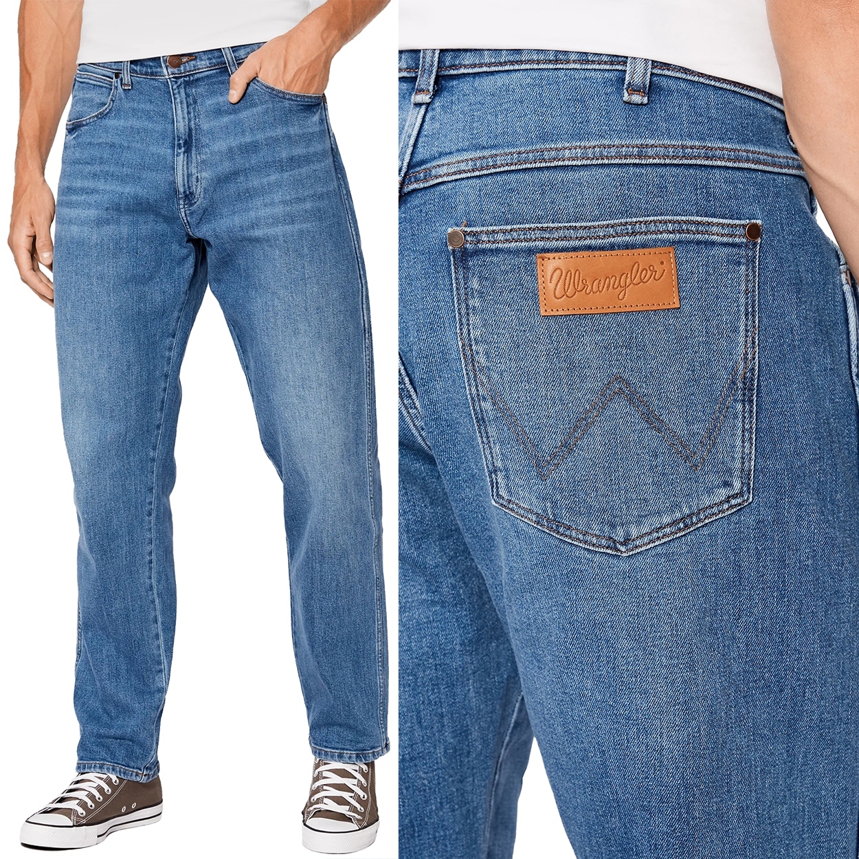 Wrangler Frontier New Favorite Džins jednoduché volné džínové kalhoty W32 L32